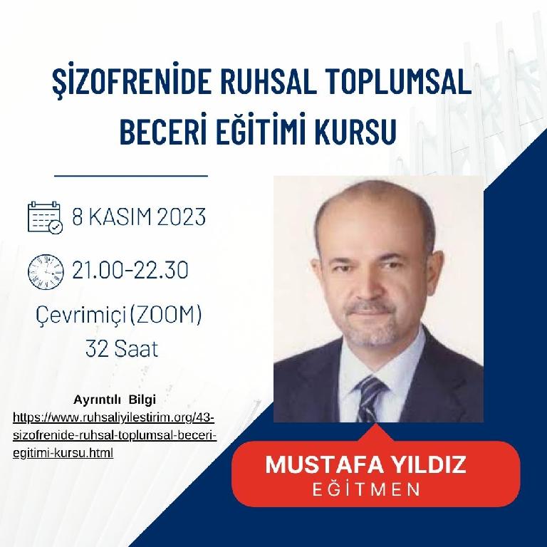 ŞİZOFRENİDE RUHSAL TOPLUMSAL BECERİ EĞİTİMİ KURSU